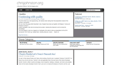Desktop Screenshot of chrisjohnston.org
